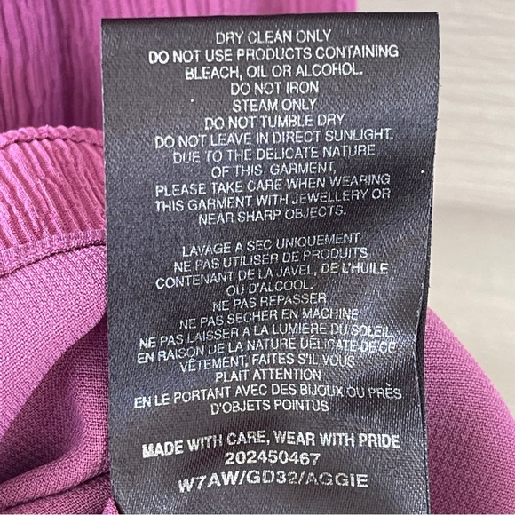 Ted Baker London Silk Crepe Flowy Elegant Formal Dress Size 2 - Picture 12 of 14